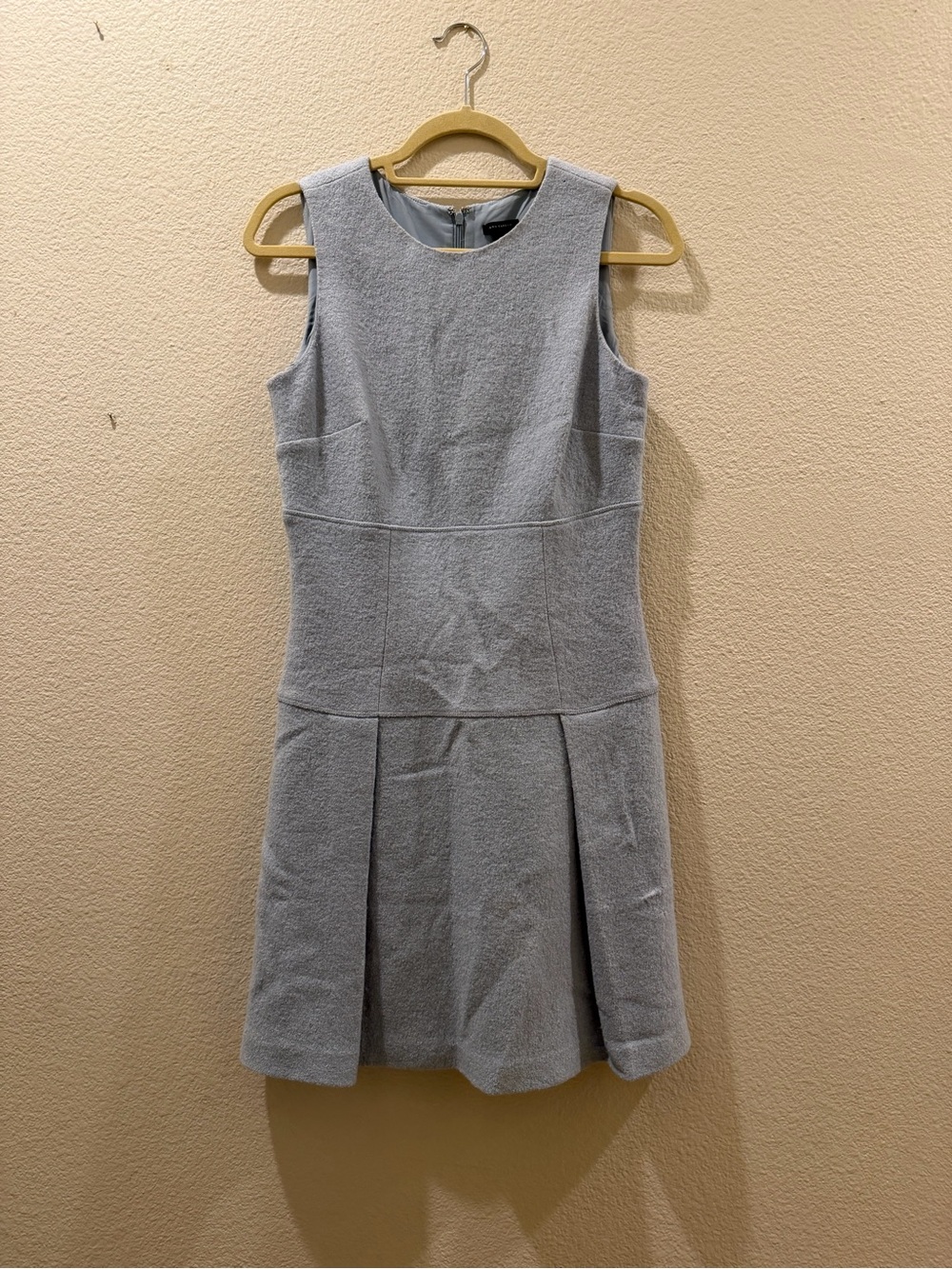 Ann Taylor Light Blue Fit & Flare Dress Size 4